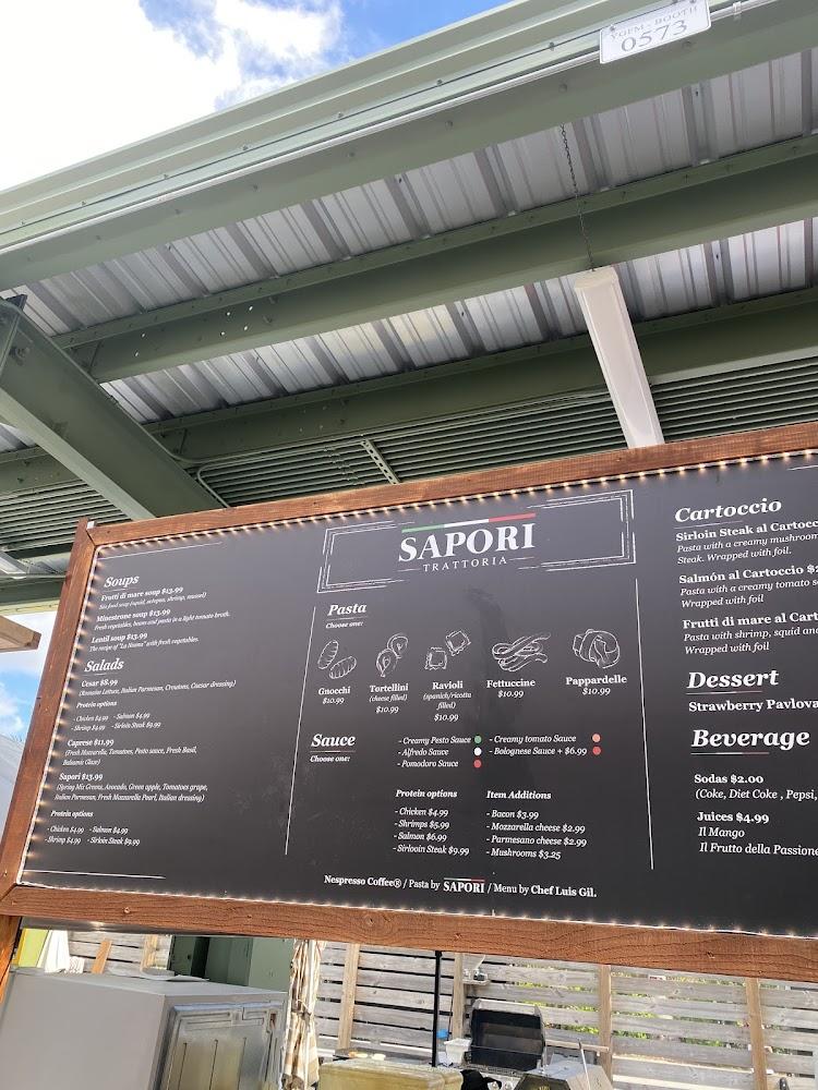 Sapori Trattoria Menu image 1